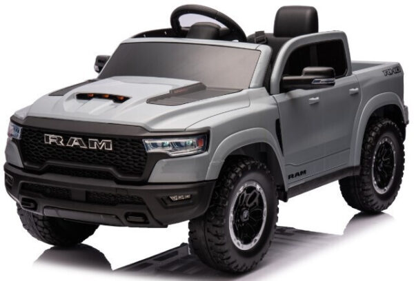 20250319155515 paidiko ilektrokinito aytokinito monothesio me tilekontrol licensed ram 1500 rho super truck 12 volt gri 618zb 4