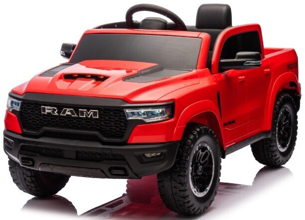 20250319155549 paidiko ilektrokinito aytokinito monothesio me tilekontrol licensed ram 1500 rho super truck 12 volt kokkino zb618r